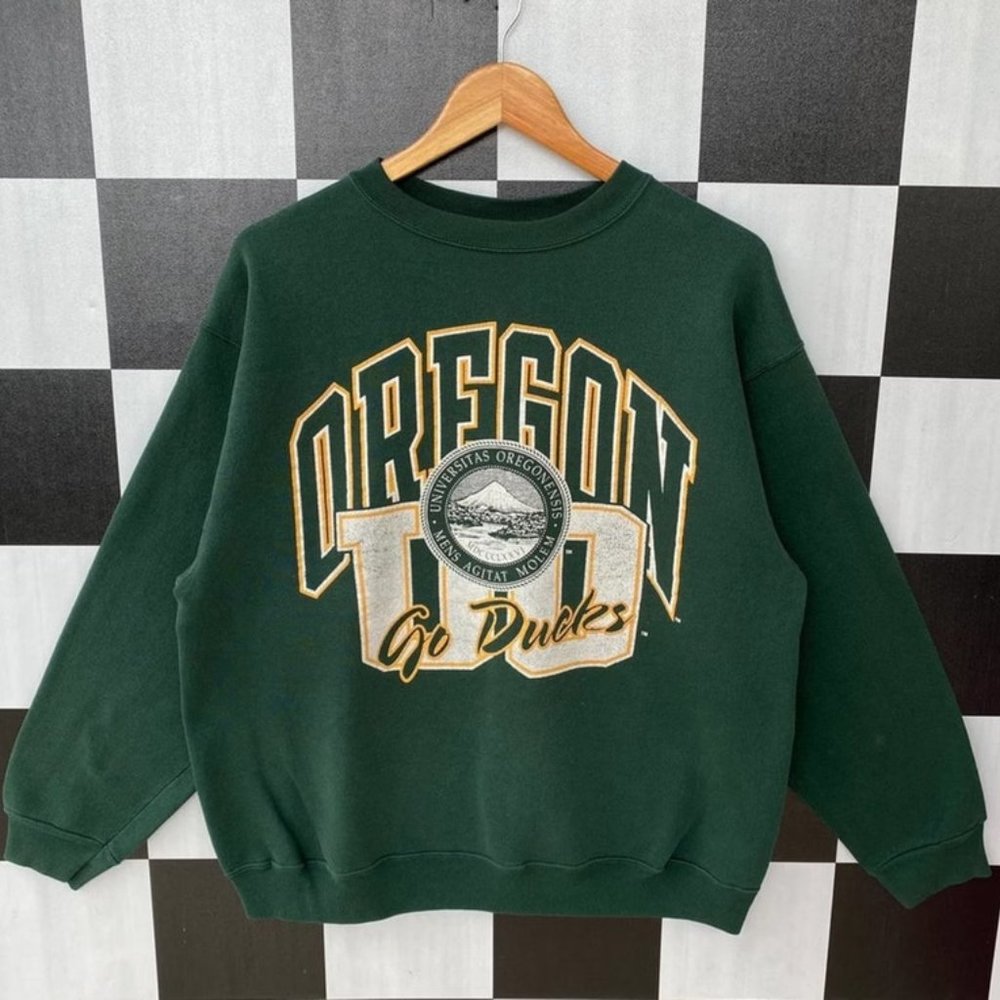 Vintage Oregon Ducks Logo Sweatshirt, University Of Oregon Logo Unisex Shirt tee